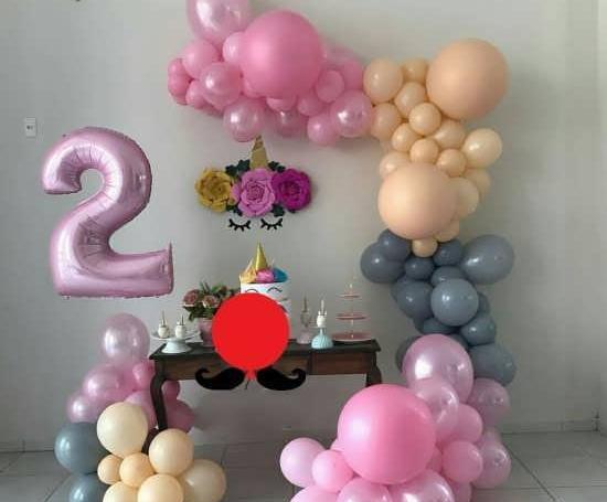 عکس بادکنک آرایی ساده