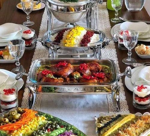 عکس سفره مهمانی