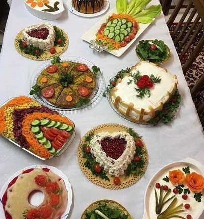 عکس سفره غذا شیک