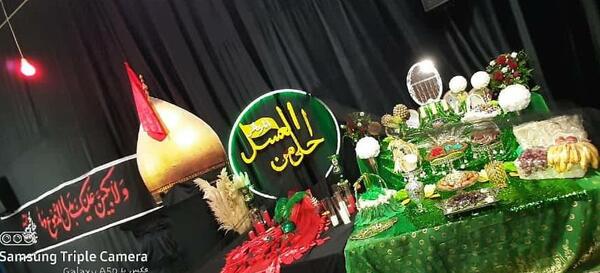 عکس سفره حضرت علی اصغر