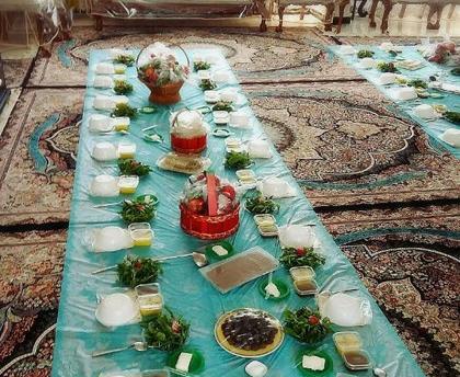 عکس سفره حضرت علی اصغر