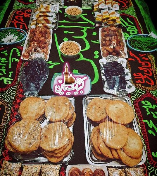 عکس سفره حضرت علی اصغر