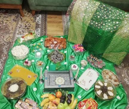 عکس سفره حضرت علی اصغر