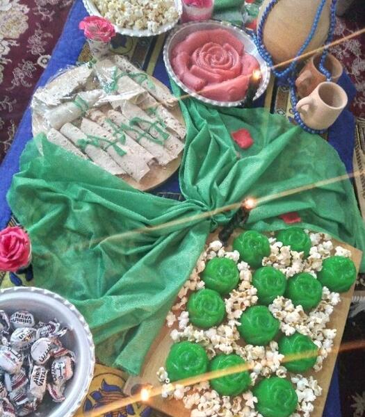عکس سفره حضرت علی اصغر