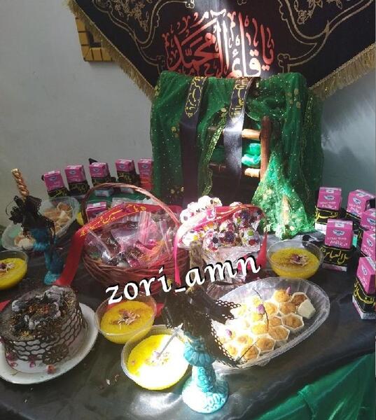 عکس سفره حضرت علی اصغر