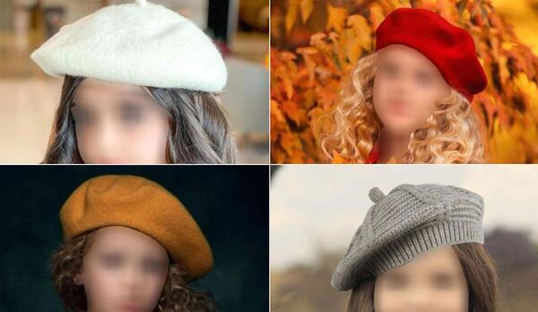 عکس کلاه فرانسوی دخترانه