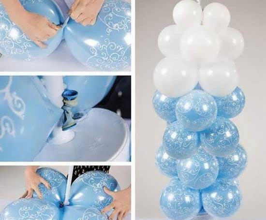 عکس بادکنک آرایی ساده برای تولد