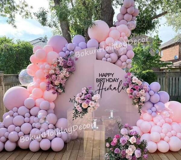 عکس بادکنک آرایی ساده برای تولد