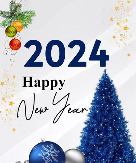 عکس تبریک سال ۲۰۲۴