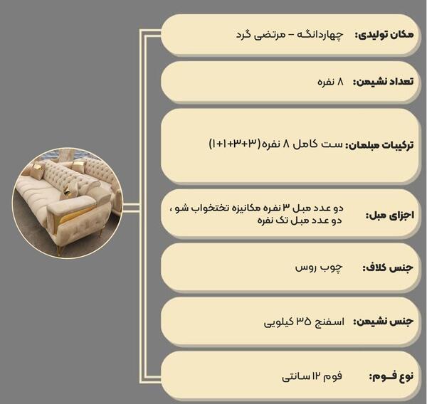 عکس مبل مدل ماهور