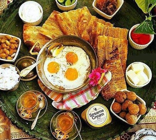 عکس واقعی سفره ماهی