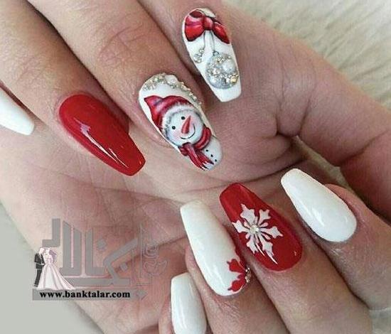 عکس دیزاین ناخن زمستانه