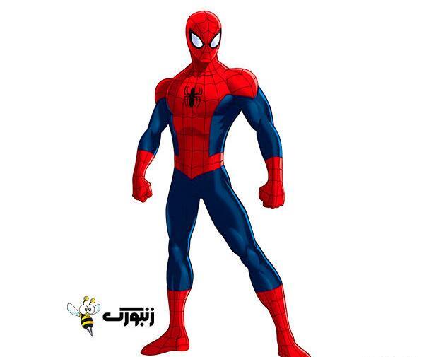 عکس مرد عنکبوتی ایستاده