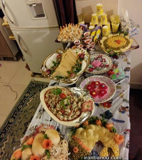 عکس سفره تولد دخترانه