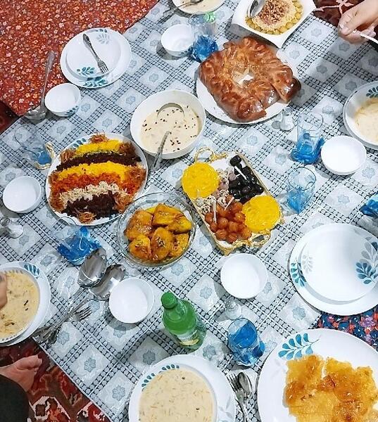عکس سفره زیبا