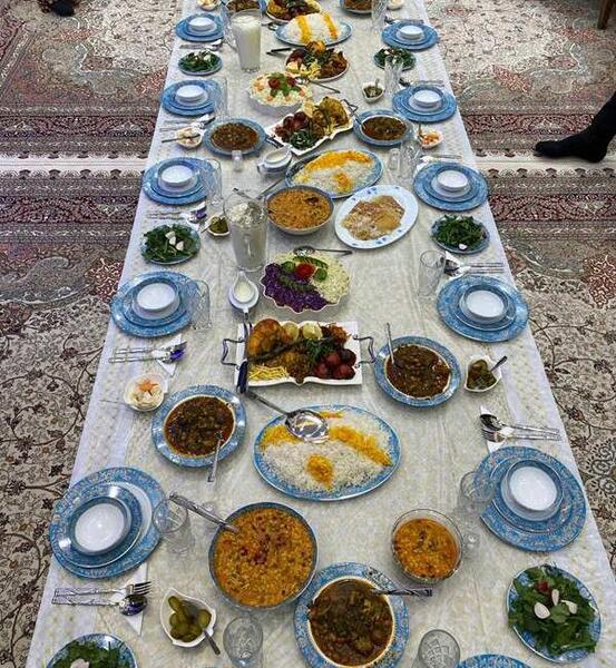 عکس سفره زیبا