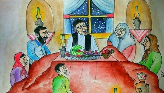 عکس نقاشی شب