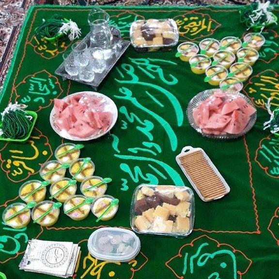 عکس سفره صلوات چهارده معصوم