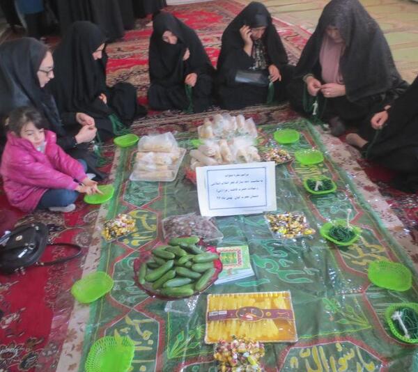 عکس سفره صلوات چهارده معصوم