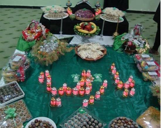 عکس سفره صلوات چهارده معصوم