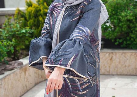 عکس مدل مانتو ژاکارد مجلسی