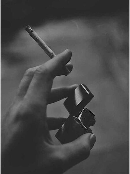 عکس فیک سیگار پسرونه