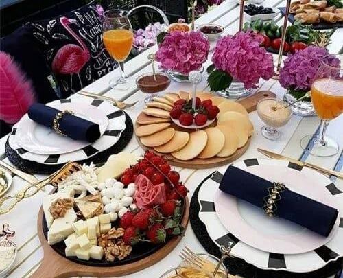 عکس سفره صبحانه لاکچری