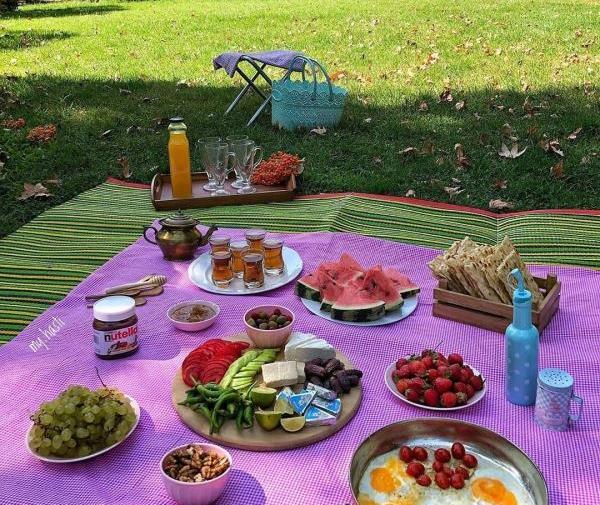 عکس سفره صبحانه لاکچری