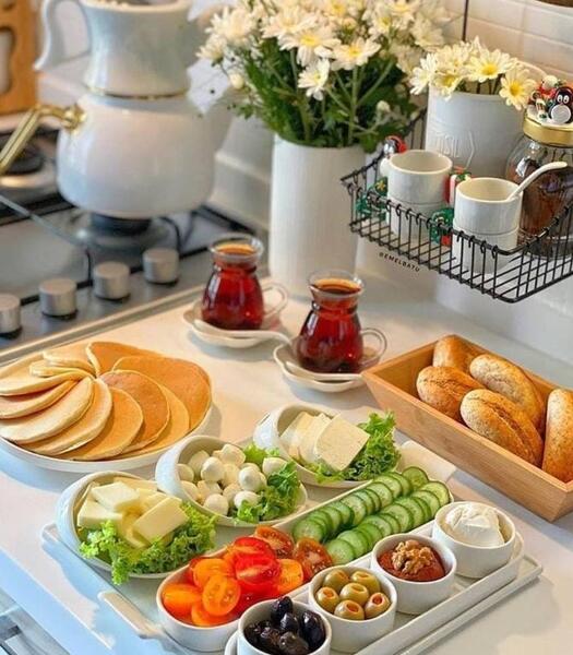 عکس سفره صبحانه لاکچری