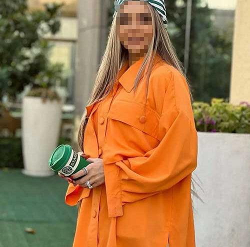 عکس مانتو نارنجی جدید