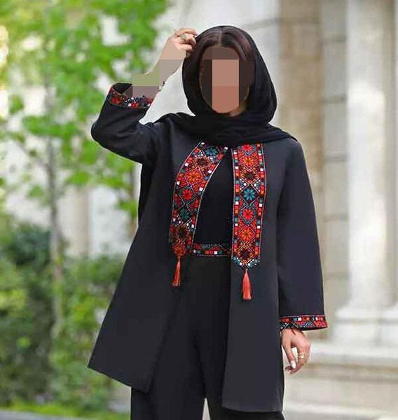 عکس مانتو سوزن دوزی