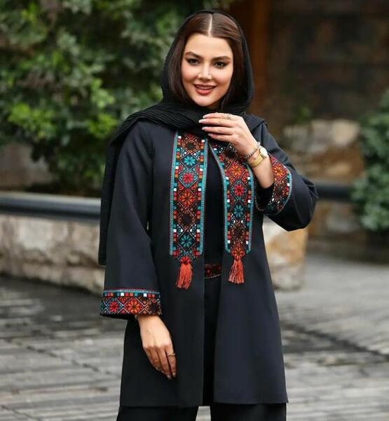 عکس مانتو سوزن دوزی