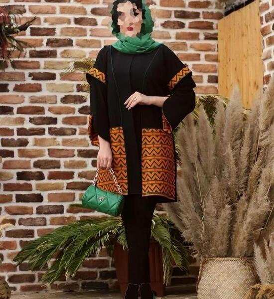 عکس مانتو سوزن دوزی
