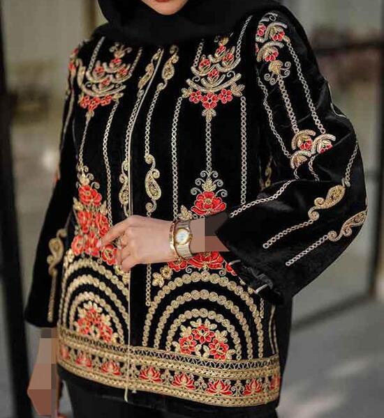 عکس مانتو سوزن دوزی