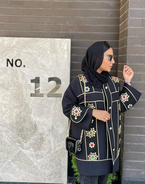 عکس مانتو سوزن دوزی