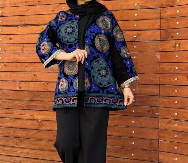 عکس مانتو سوزن دوزی