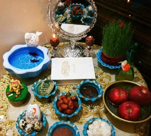 عکس طبیعی سفره هفت سین