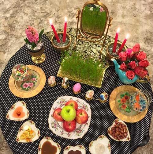 عکس طبیعی سفره هفت سین