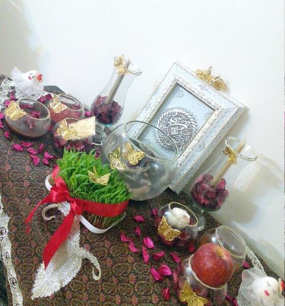 عکس طبیعی سفره هفت سین