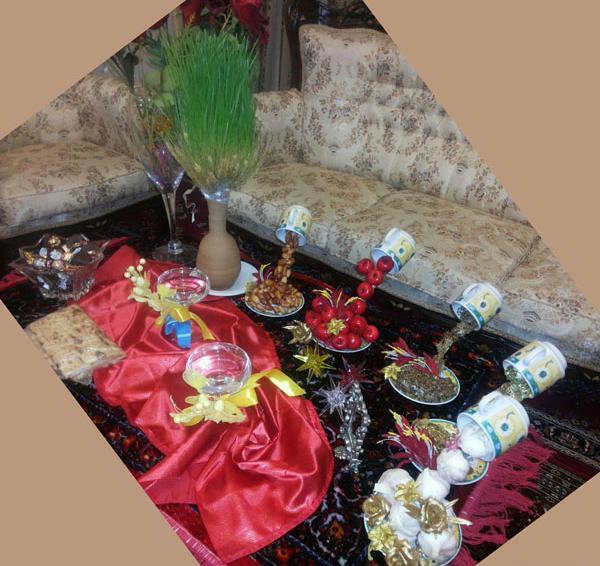 عکس طبیعی سفره هفت سین