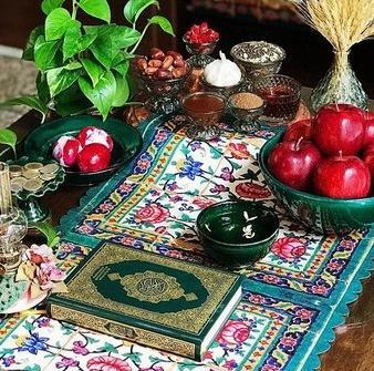 عکس طبیعی سفره هفت سین