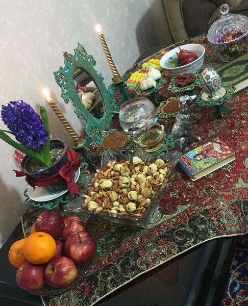 عکس طبیعی سفره هفت سین