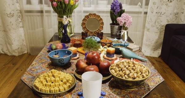 عکس طبیعی سفره هفت سین