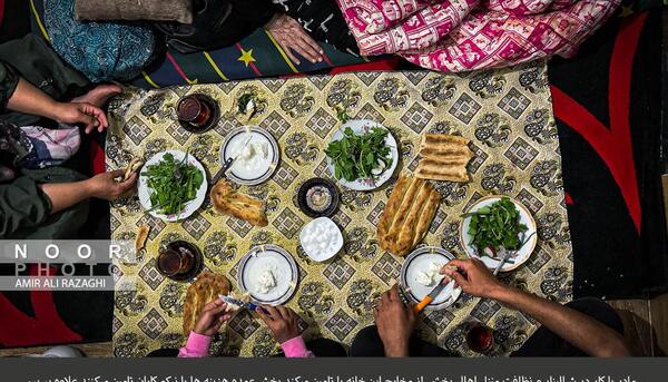 عکس سفره فقرا
