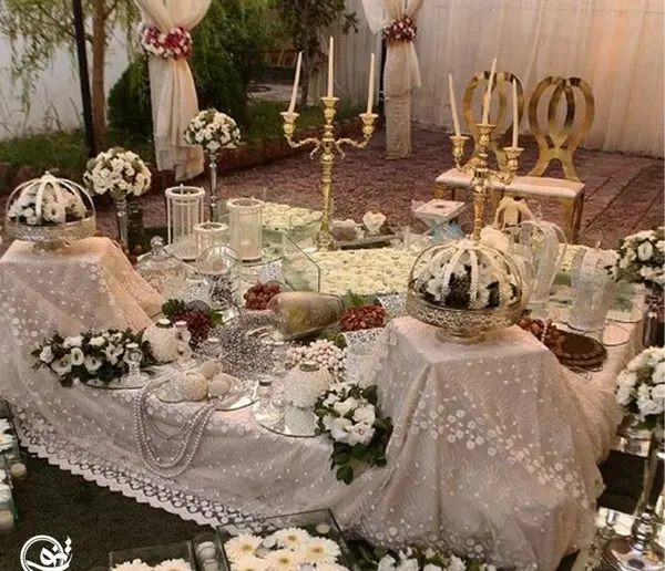 عکس سفره عقد لاکچری