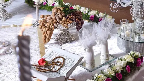 عکس سفره عقد لاکچری