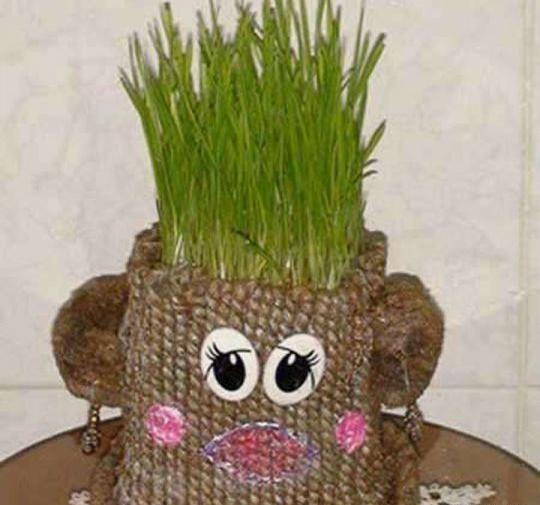 عکس سبزه خوشگل