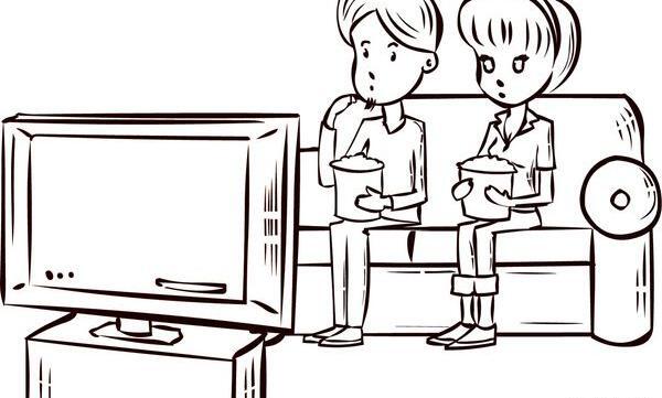 عکس نقاشی تلویزیون
