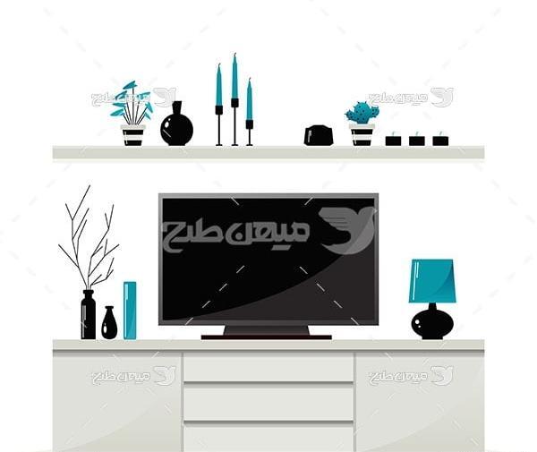 عکس نقاشی تلویزیون