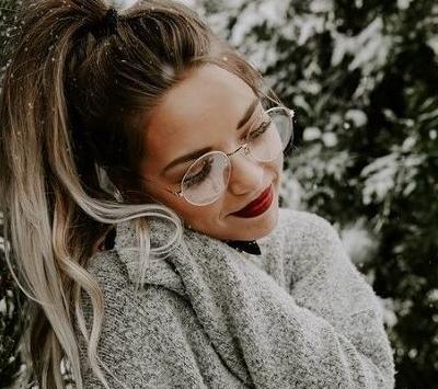 عکس فیک دخترانه در برف